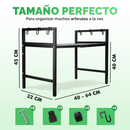 ShelfMax™ – Organizador Extensible de Microondas Resistente y Ajustable